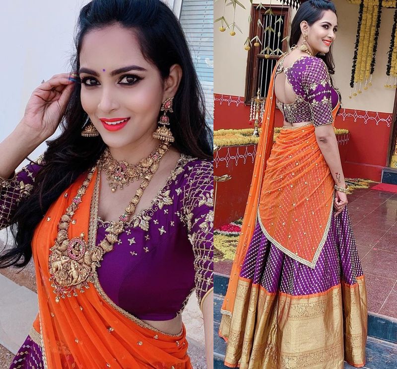big boss fame himaja wishes in style on the of dussehra ksr