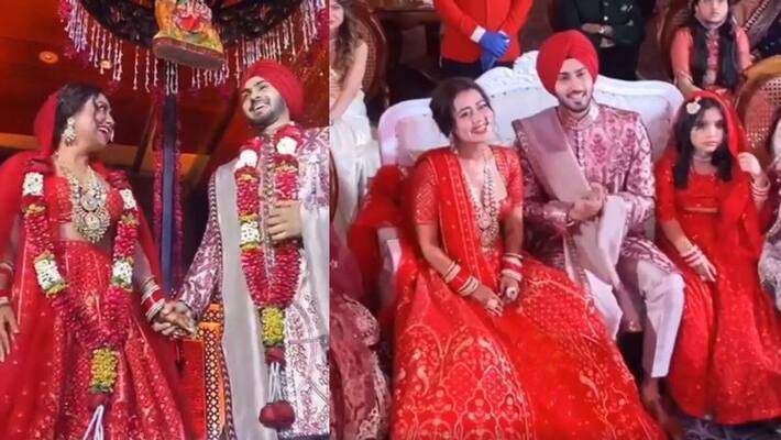 neha kakkar and rohanpreet singh wedding video coulpe makes grand entry to stage KPJ neha kakkar and rohanpreet singh wedding video coulpe makes grand entry to stage KPJ