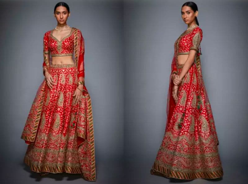 Kangana Ranaut weared expensive lehenga at brothers wedding dpl