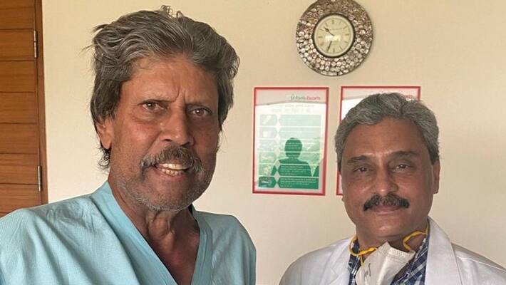 Former India captain Kapil Dev discharged from hospital after successful angioplasty surgery ckm Former India captain Kapil Dev discharged from hospital after successful angioplasty surgery ckm