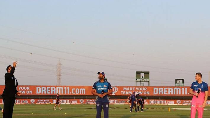 IPL 2020 Mumbai Indians won the toss and have opted to bat against Rajasthan Royals abu dhabi ckm IPL 2020 Mumbai Indians won the toss and have opted to bat against Rajasthan Royals abu dhabi ckm