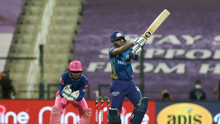 IPL 2020 Hardik pandya help mumbai indians to set 196 run target to Rajasthan ckm IPL 2020 Hardik pandya help mumbai indians to set 196 run target to Rajasthan ckm