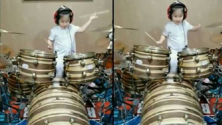 5 year old girl playing drums goes viral 5 year old girl playing drums goes viral