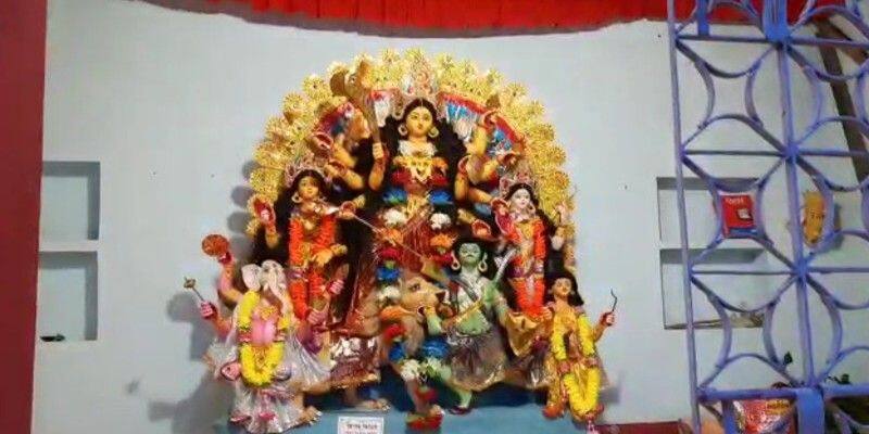 After the Durgotsab the awakening of the Goddess started again in North Bengal TMB