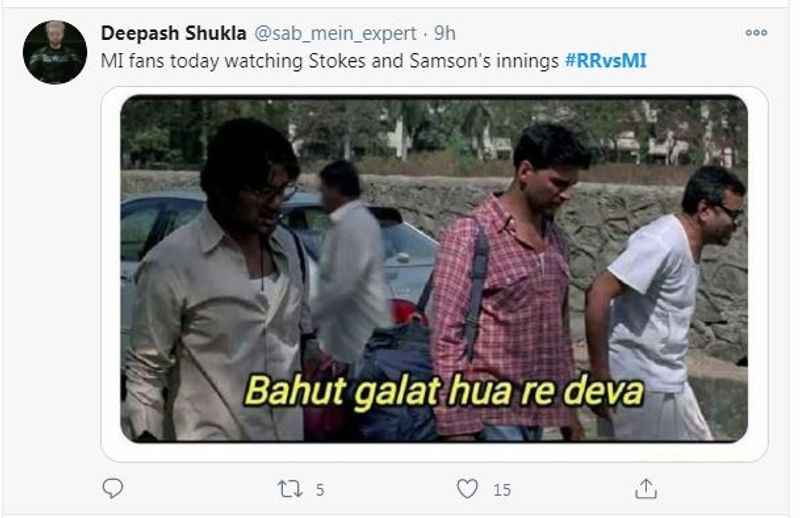 IPL 2020 The best top 10 Hilarious memes from Rajasthan Royals vs Mumbai Indians match kvn