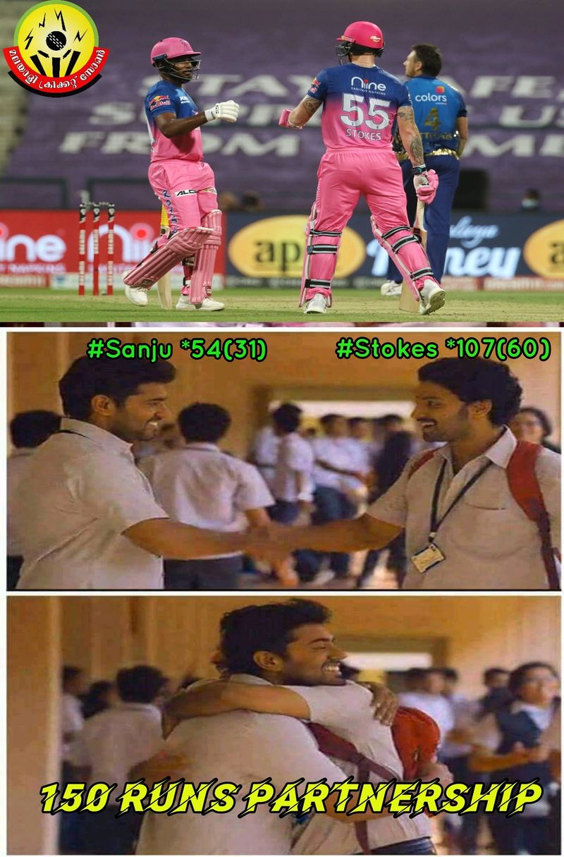IPL 2020 trollers applauds sanju for brilliant innings