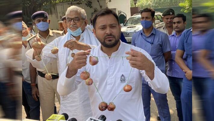 Mahagathbandhan Tejashwi Yadav's attack on inflation rate in nda gov Mahagathbandhan Tejashwi Yadav's attack on inflation rate in nda gov