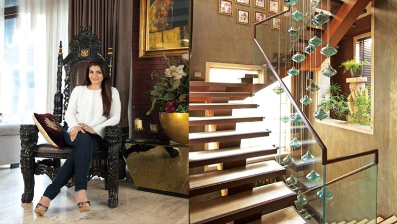 raveena tandon bollywood actress sea facing bungalow in mumbai