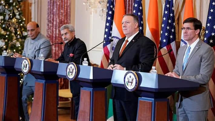 US Defense and Foreign Minister will reach India today for two plus two ministerial meeting special discussion on situation with China kpl US Defense and Foreign Minister will reach India today for two plus two ministerial meeting special discussion on situation with China kpl