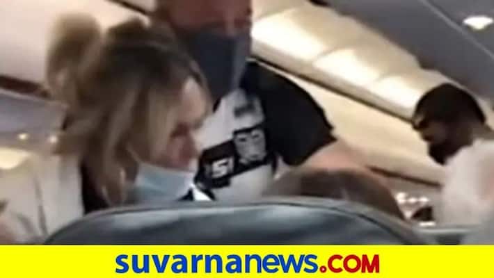Wife Slams Husband Who was Not Ready To Wear Mask In Flight pod Wife Slams Husband Who was Not Ready To Wear Mask In Flight pod