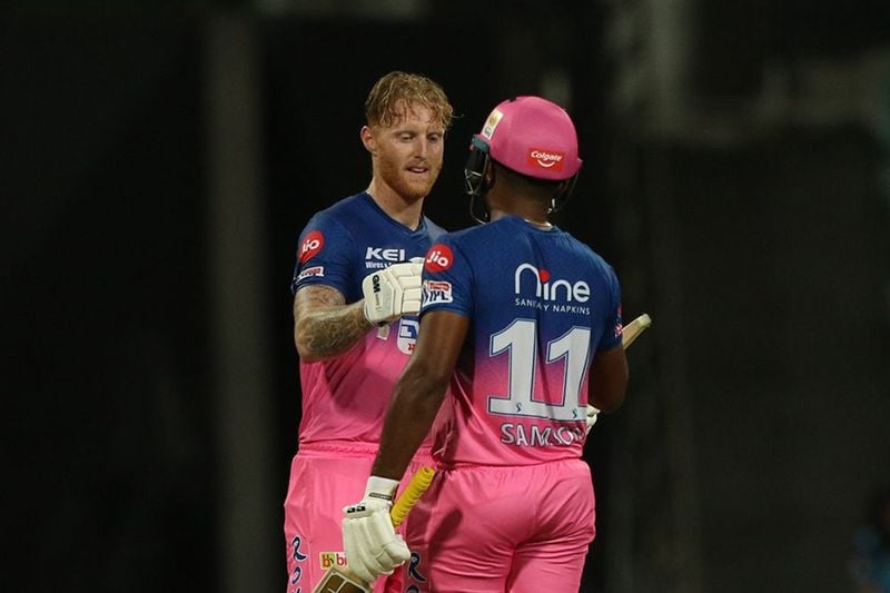 ipl 2020 rr vs mi what happened in commentary box while sanju samson complete fifty