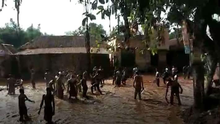 People are celebrate the Bijaya Dashami by mud at Bankura ASB People are celebrate the Bijaya Dashami by mud at Bankura ASB