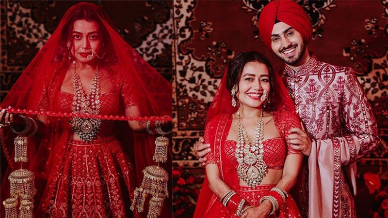 Neha Kakkar wedding avatar are so similar to Deepika, Priyanka, Anushka's outfit ADB