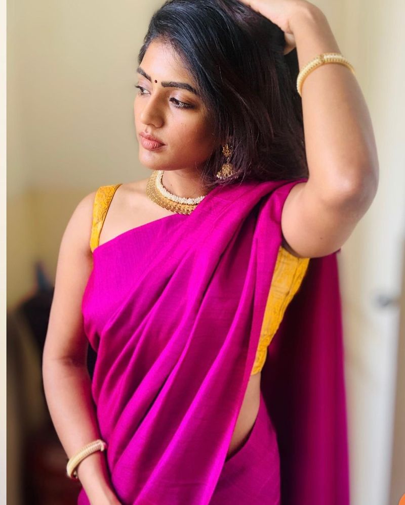 eesha rebba latest saree photos hulchul in social media arj