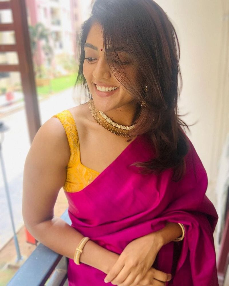 eesha rebba latest saree photos hulchul in social media arj