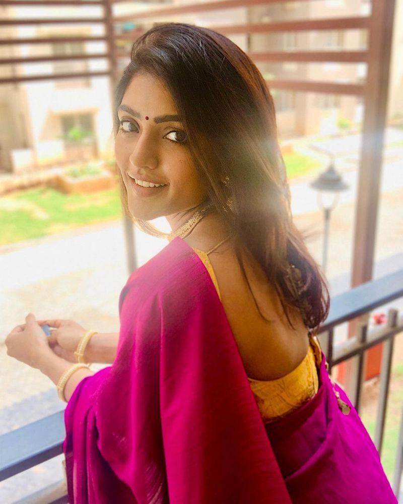eesha rebba latest saree photos hulchul in social media arj