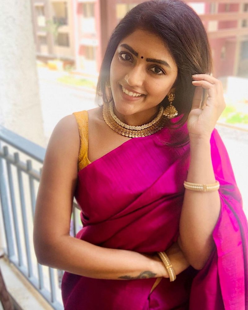 eesha rebba latest saree photos hulchul in social media arj