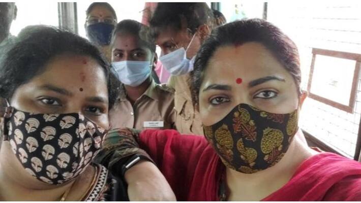 Manusmriti row Tamil Nadu cops arrest BJP Kushboo pod Manusmriti row Tamil Nadu cops arrest BJP Kushboo pod