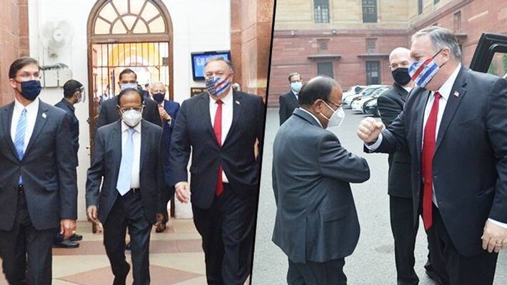 nsa ajit doval meeting with us delights pompeo and Esper on regional global security bsm nsa ajit doval meeting with us delights pompeo and Esper on regional global security bsm