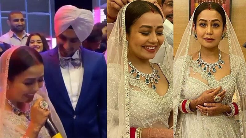 Neha Kakkar wedding avatar are so similar to Deepika, Priyanka, Anushka's outfit ADB