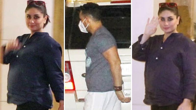 kareena Kapoor spotted flaunting baby bump photos viral