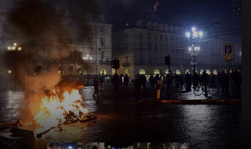 Covid measures; Protests erupt across Italy