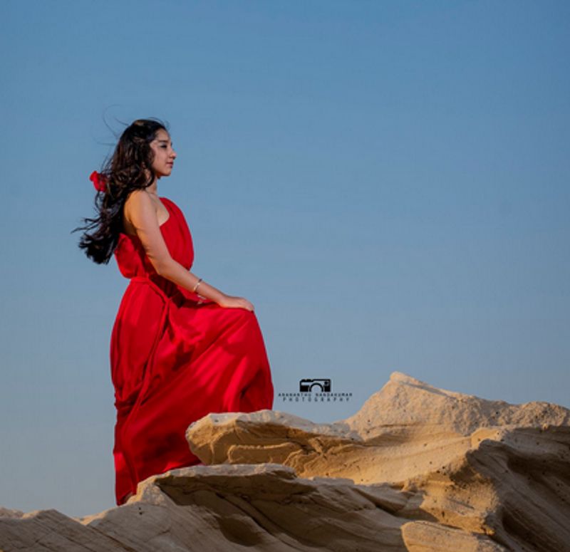 Artist Thamana Pramod photoshoot