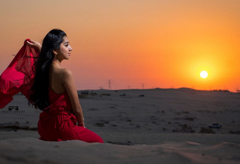 Artist Thamana Pramod photoshoot