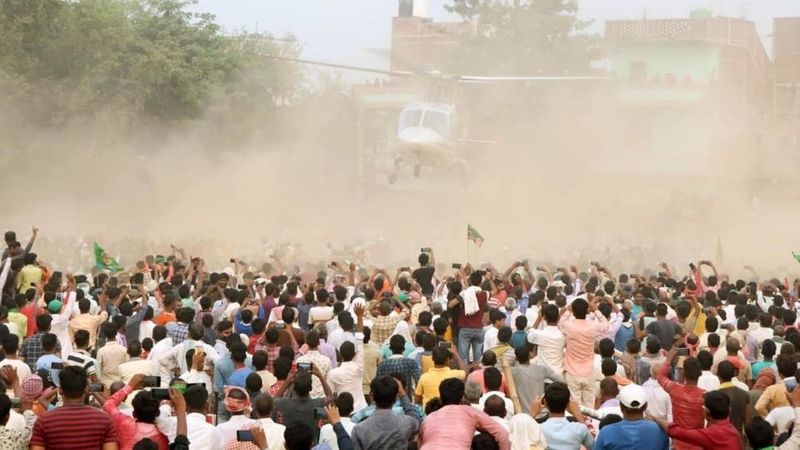 bihar election campaign withot covid 19 protocal