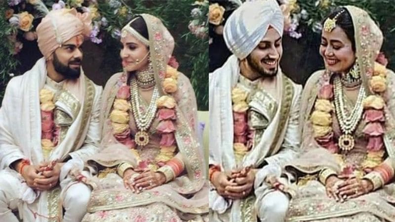 Neha Kakkar wedding avatar are so similar to Deepika, Priyanka, Anushka's outfit ADB