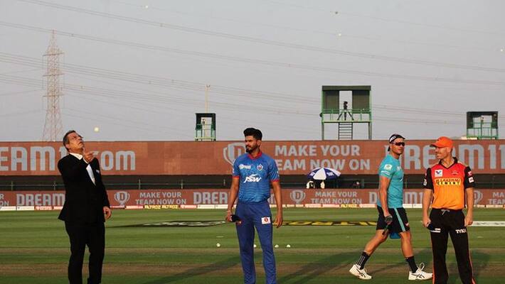 IPL 2020 Delhi Capitals opt to bowl against srh ckm IPL 2020 Delhi Capitals opt to bowl against srh ckm