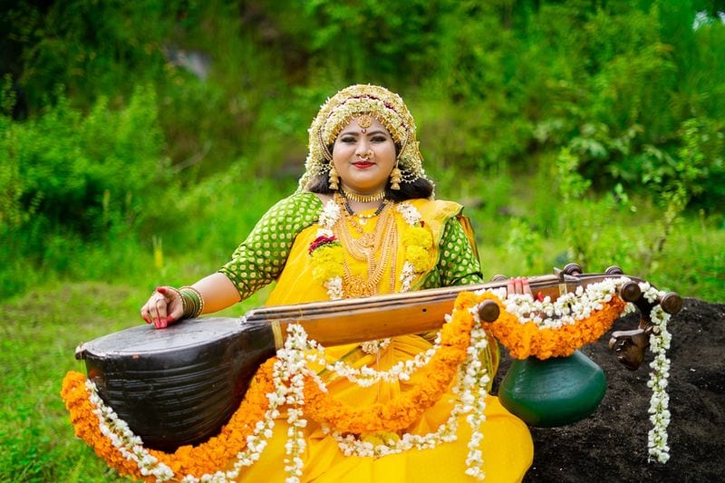 Mangalore Christian Lady Sharade Photoshoot Viral snr