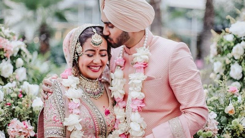 Neha Kakkar reveals who gifted her dream wedding lehenga dpl