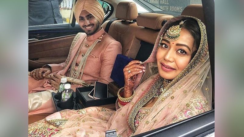 Neha Kakkar reveals who gifted her dream wedding lehenga dpl