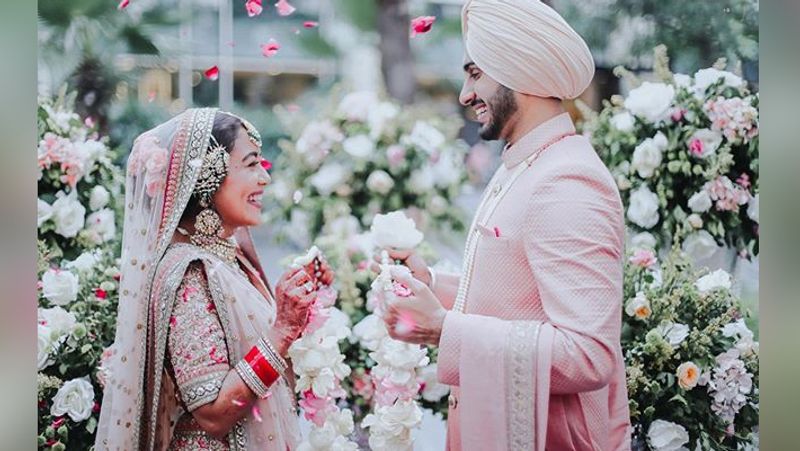 Neha Kakkar reveals who gifted her dream wedding lehenga dpl
