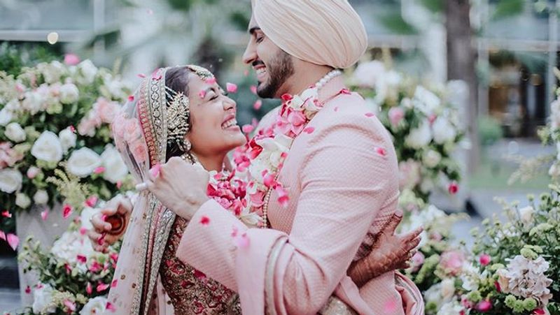 Neha Kakkar reveals who gifted her dream wedding lehenga dpl
