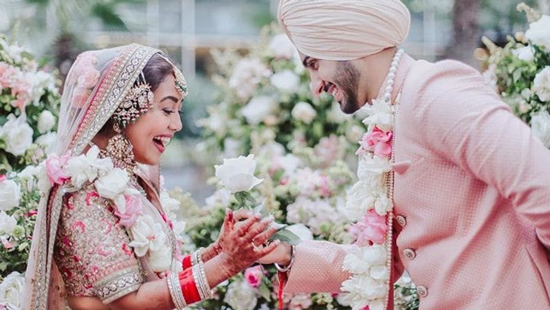 Neha Kakkar reveals who gifted her dream wedding lehenga dpl