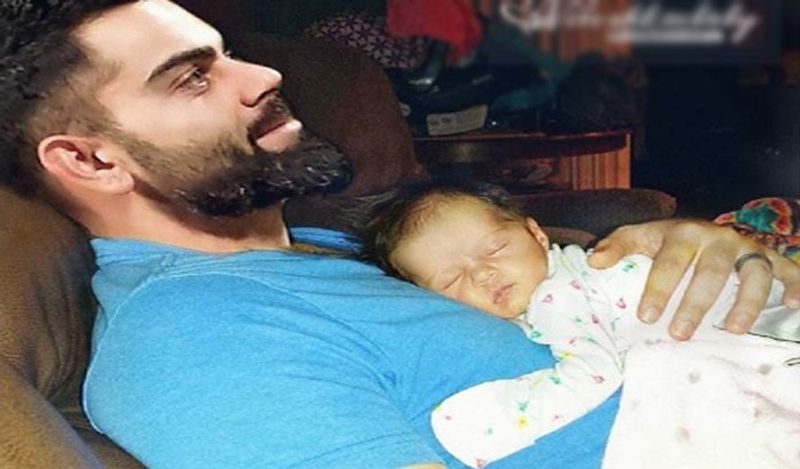 Virat kohli and Anushka Sharma with their baby, fake pics goes viral CRA