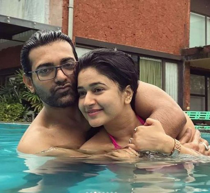 actress poonam bajwa first time show her lover viral in social media