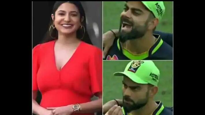 IPL2020 Virat Kohli Asks Anushka Sharma Khaana Khaaya From The Ground IPL2020 Virat Kohli Asks Anushka Sharma Khaana Khaaya From The Ground