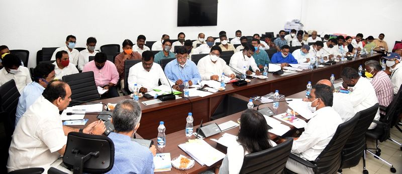 Balineni Srinivas Reddy Review Meeting on Electricity Department