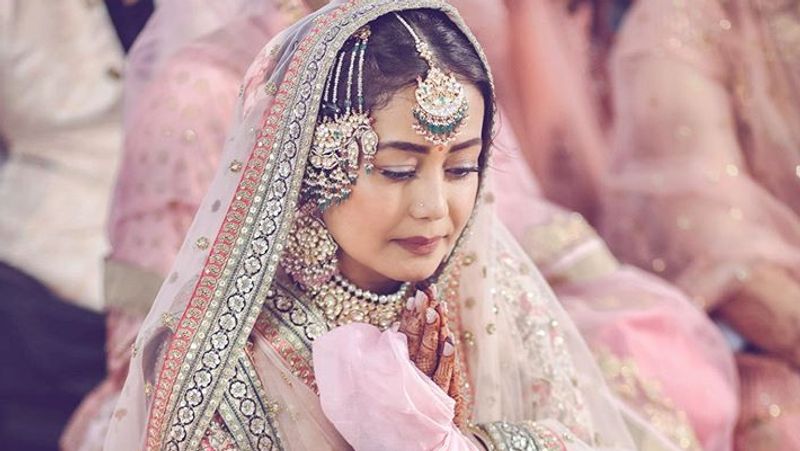Neha Kakkar reveals who gifted her dream wedding lehenga dpl