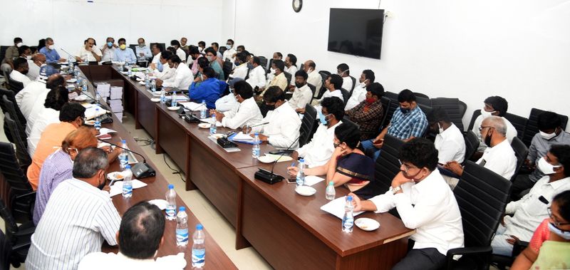 Balineni Srinivas Reddy Review Meeting on Electricity Department