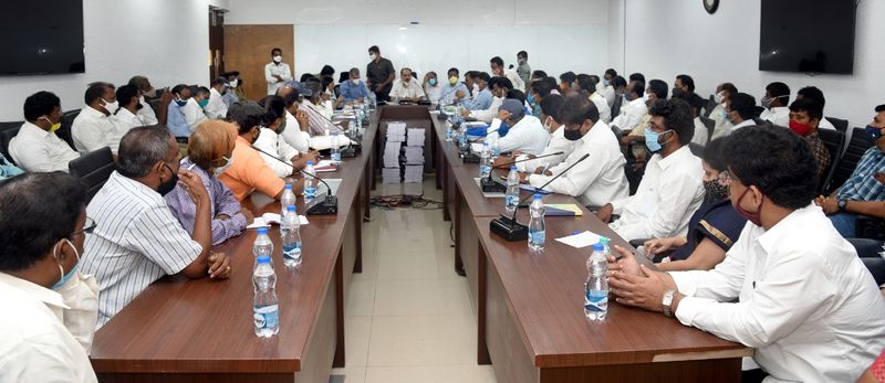 Balineni Srinivas Reddy Review Meeting on Electricity Department
