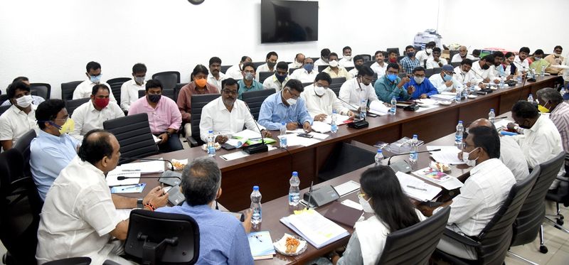 Balineni Srinivas Reddy Review Meeting on Electricity Department