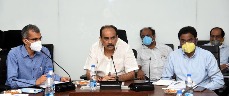 Balineni Srinivas Reddy Review Meeting on Electricity Department