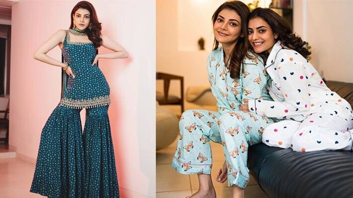 kajal aggarwal gautam kitchlu pre wedding bash started bollywood actress share photos of pajama party with sister KPJ kajal aggarwal gautam kitchlu pre wedding bash started bollywood actress share photos of pajama party with sister KPJ