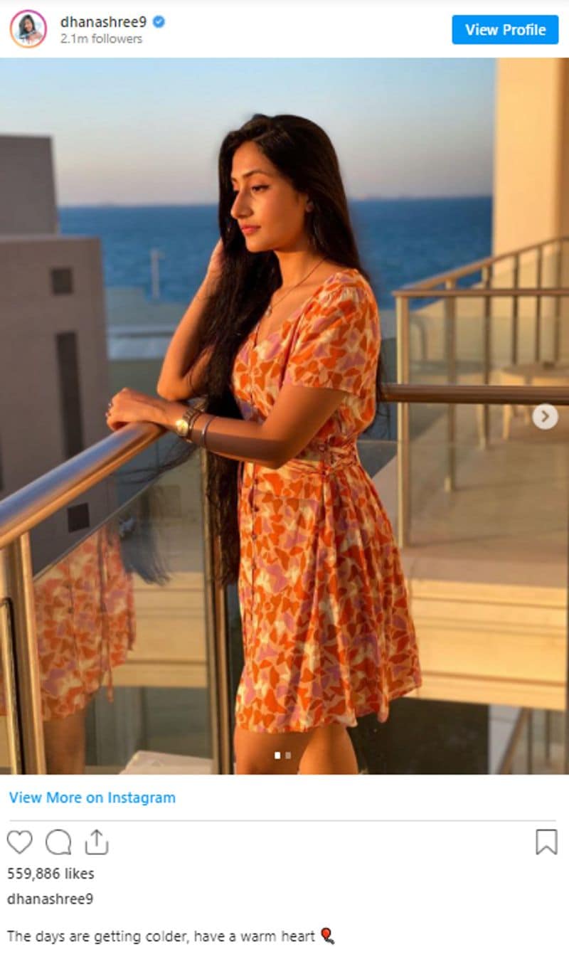IPL 2020: Yuzvendra Chahal in awe of fiancee Dhanashree Verma's breathtaking picture-ayh