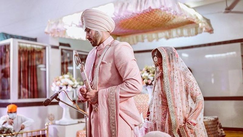 Neha Kakkar reveals who gifted her dream wedding lehenga dpl