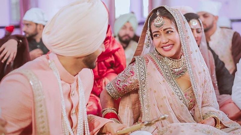 Neha Kakkar reveals who gifted her dream wedding lehenga dpl